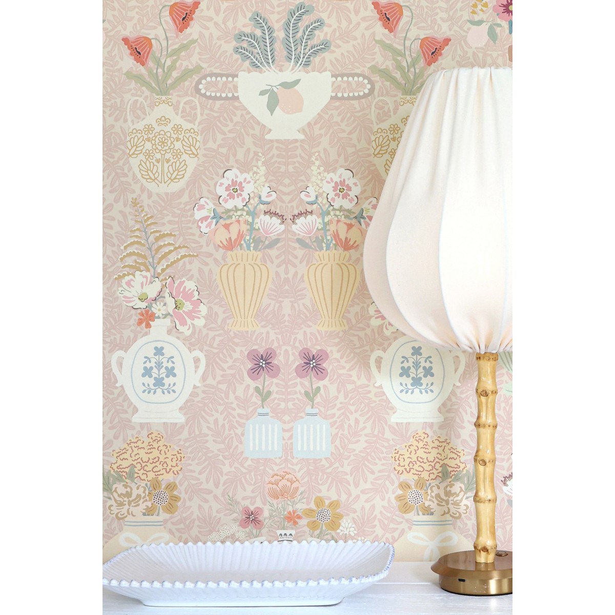 Tapet Summer Spritz Golden Rose