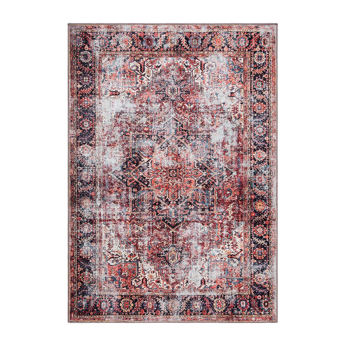 Chenillematta Shiraz Oriental Röd, 200x300cm