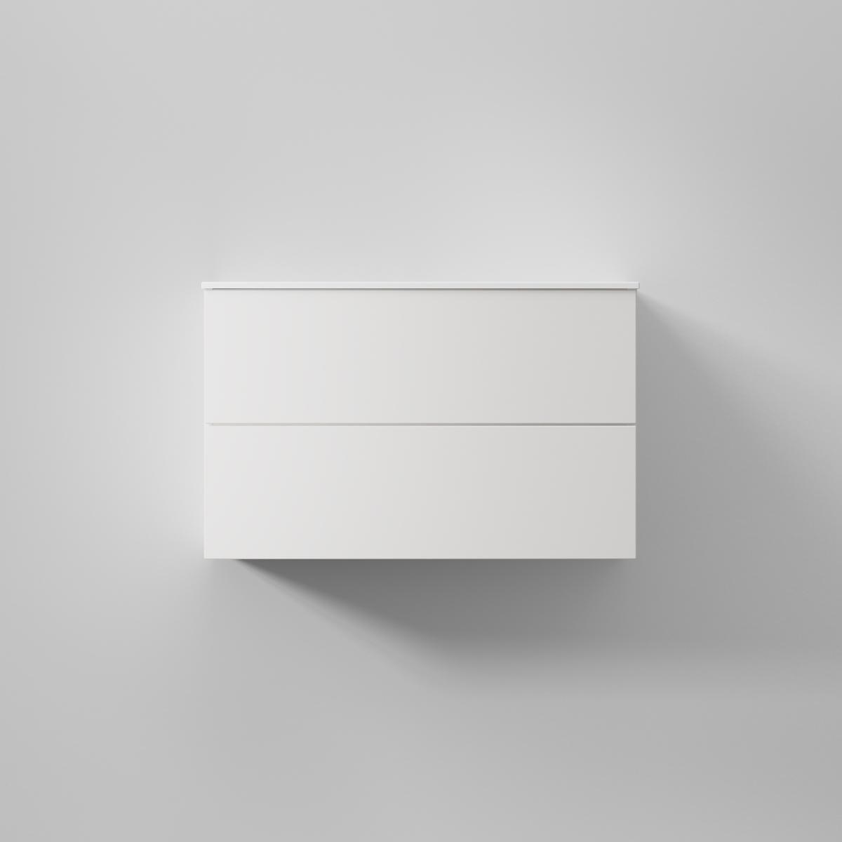 Kommod Core Solid 80x45cm, Pure White, Slät