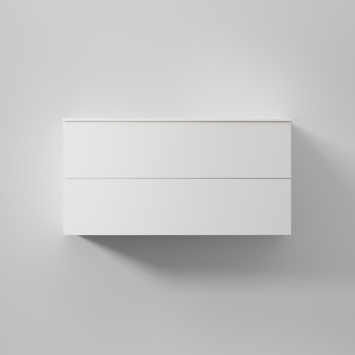 Kommod Core Solid 100x45cm, Pure White, Slät