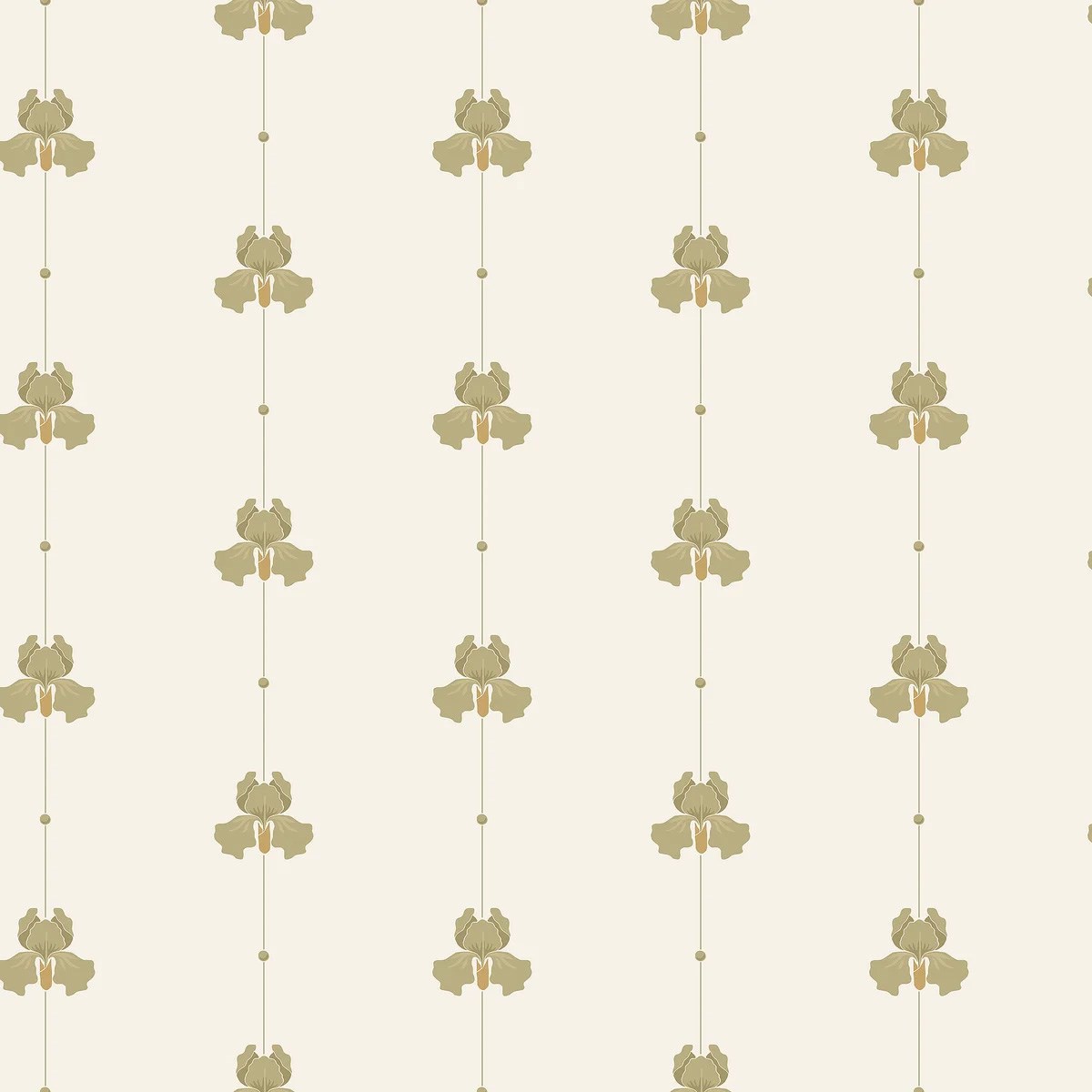 Tapet Gotain Sweet Pea Olive Green 5687