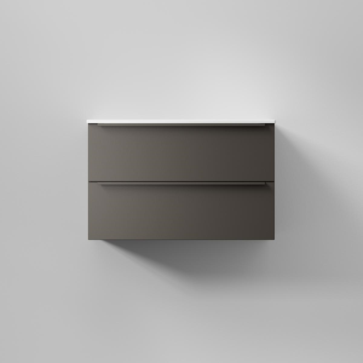 Kommod Core Avant 80x45cm, Carbon Grey, Slät