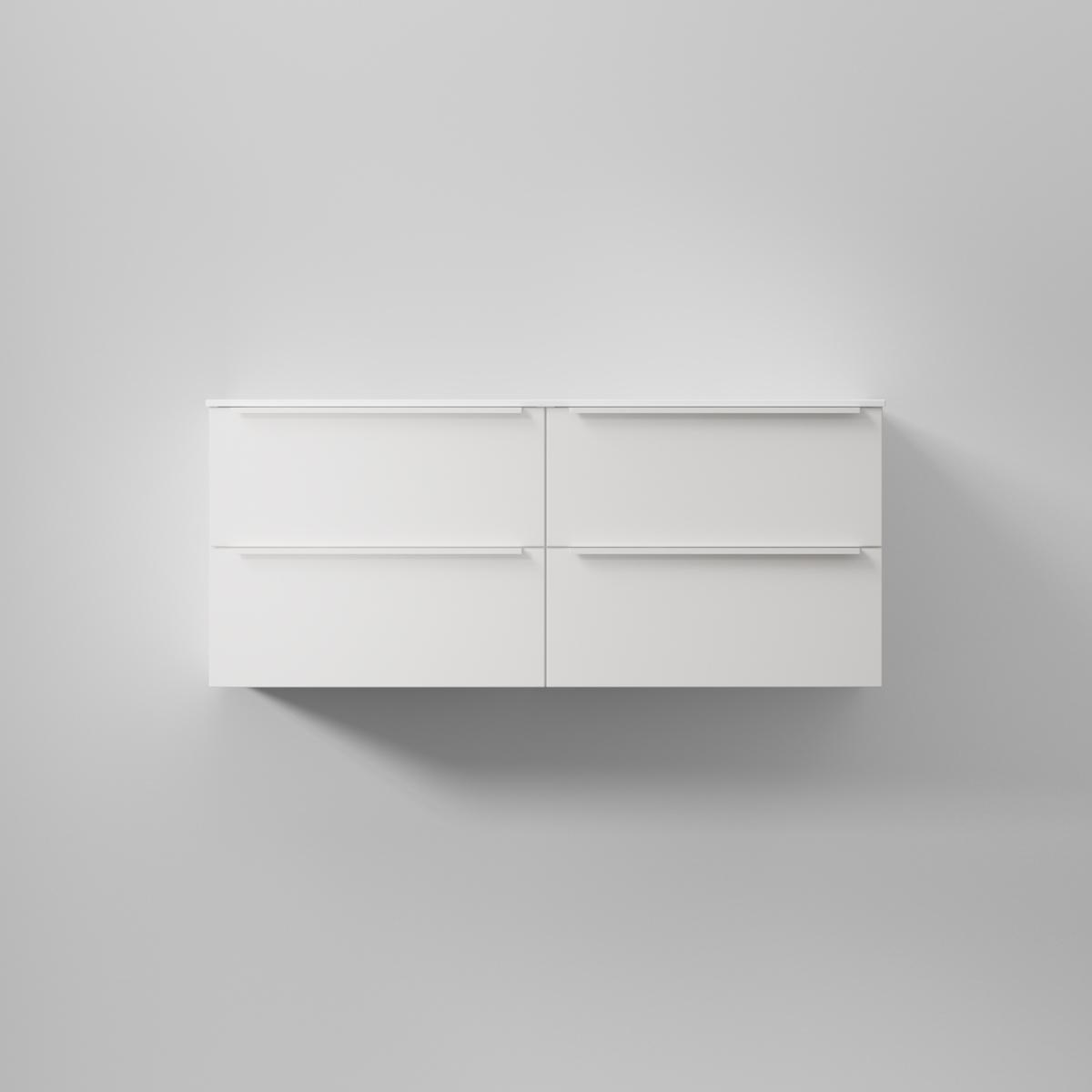 Kommod Core Avant Dubbel 120x45cm, Pure White, Slät