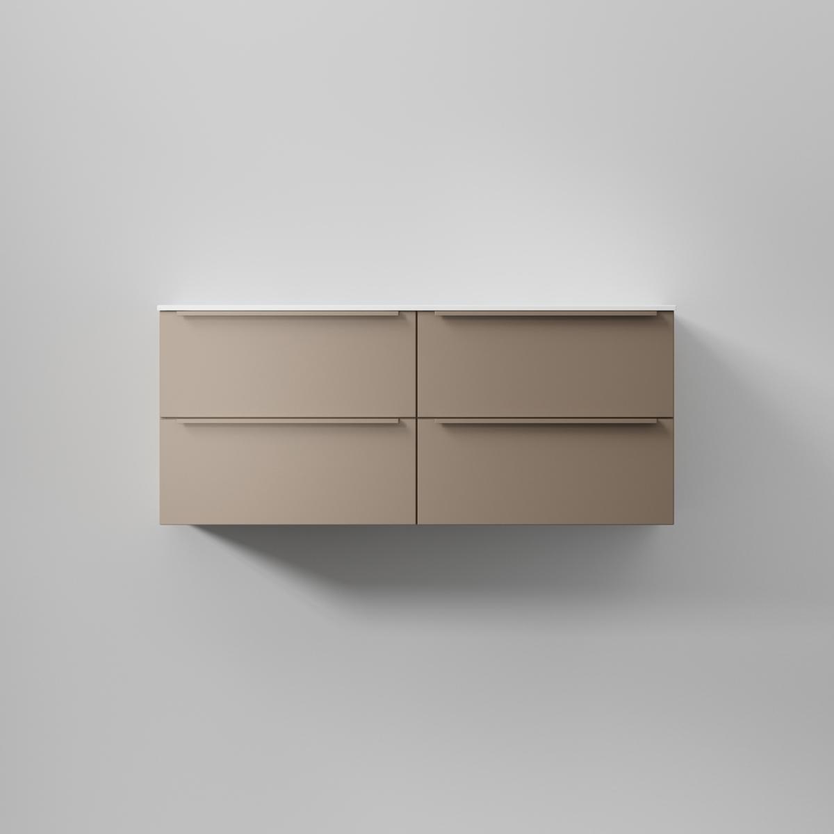 Kommod Core Avant Dubbel 120x45cm, Warm Clay, Slät