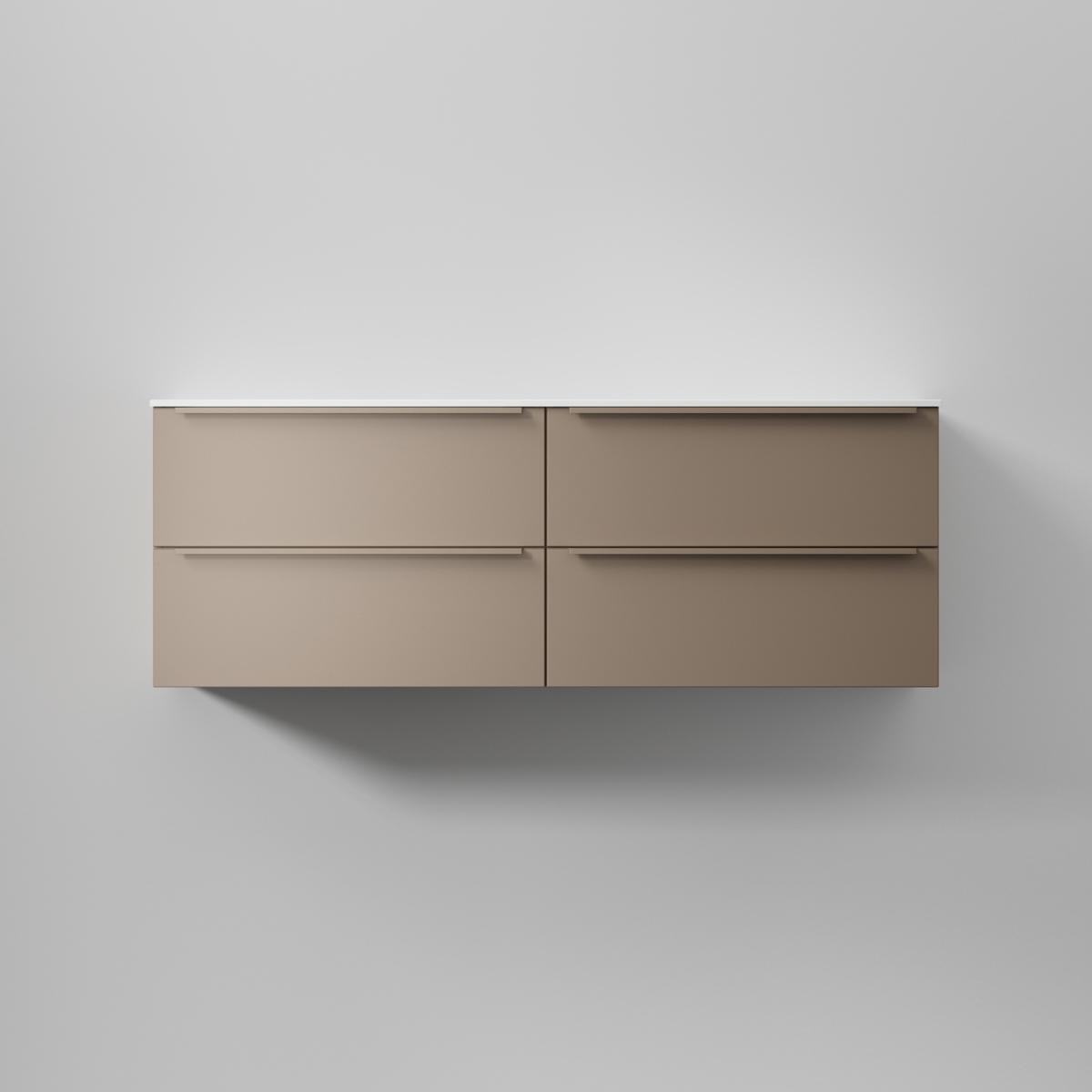 Kommod Core Avant 140x45cm, Warm Clay, Slät