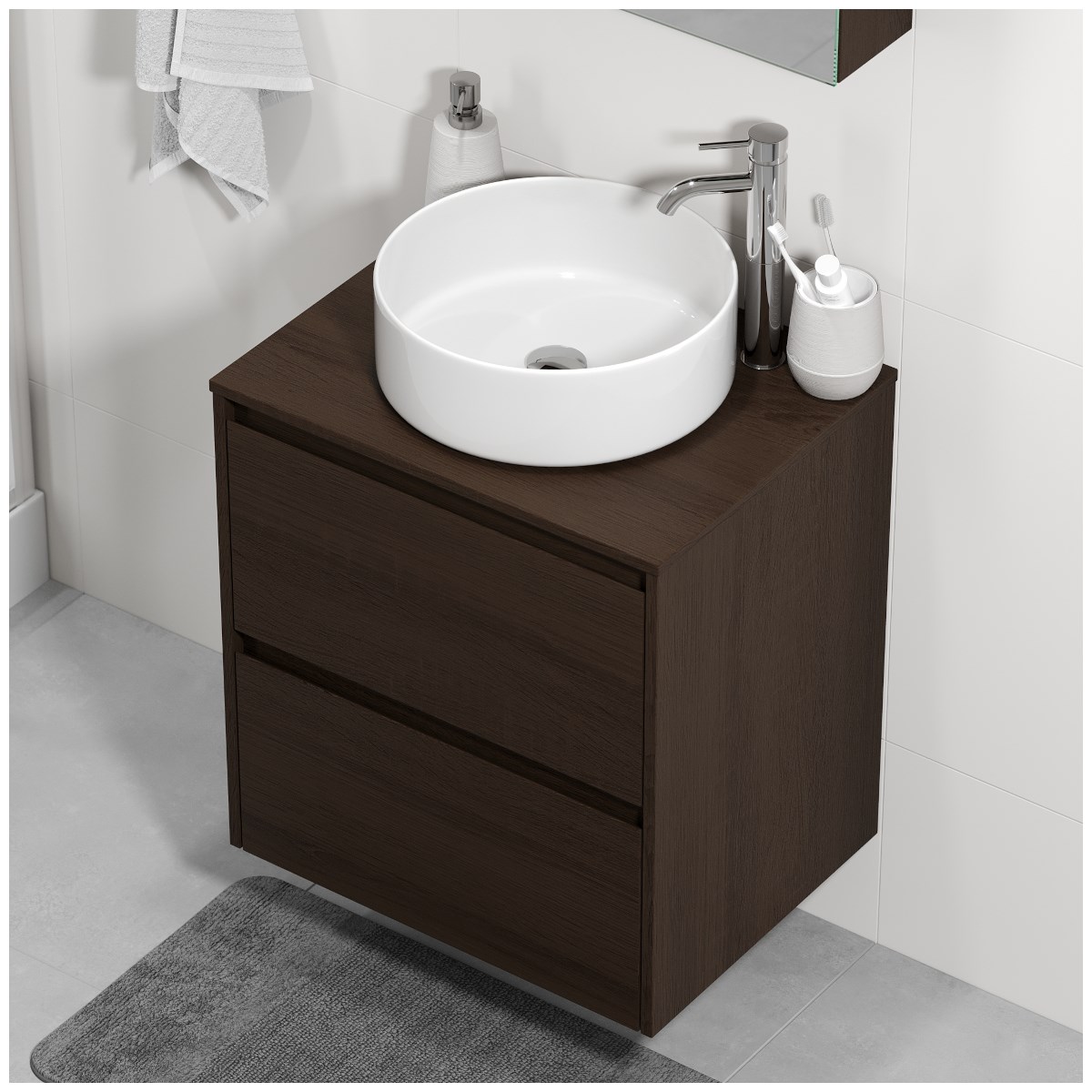 Kommod Lysvik 60cm, Valnöt