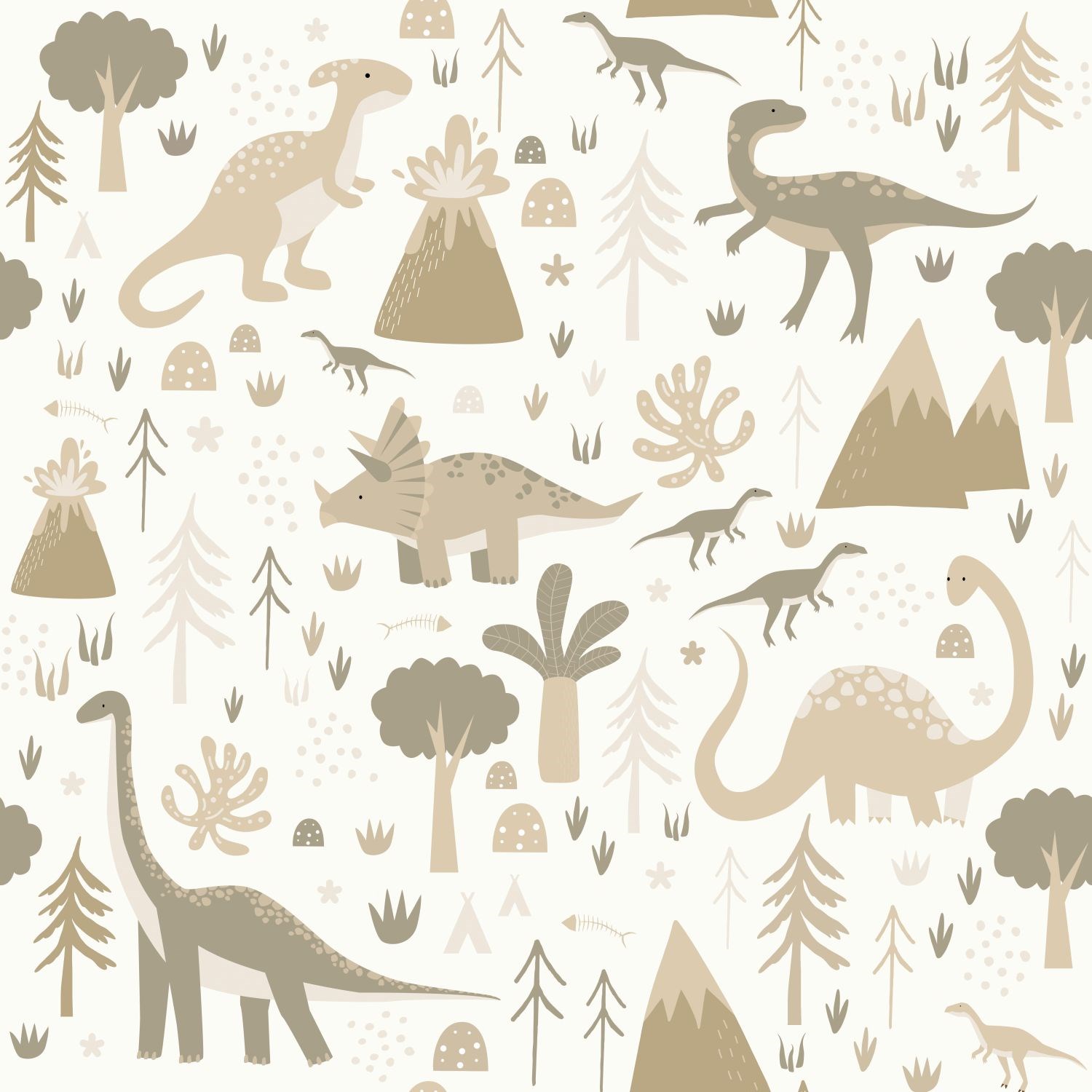 Tapet Dinosaurier 131354