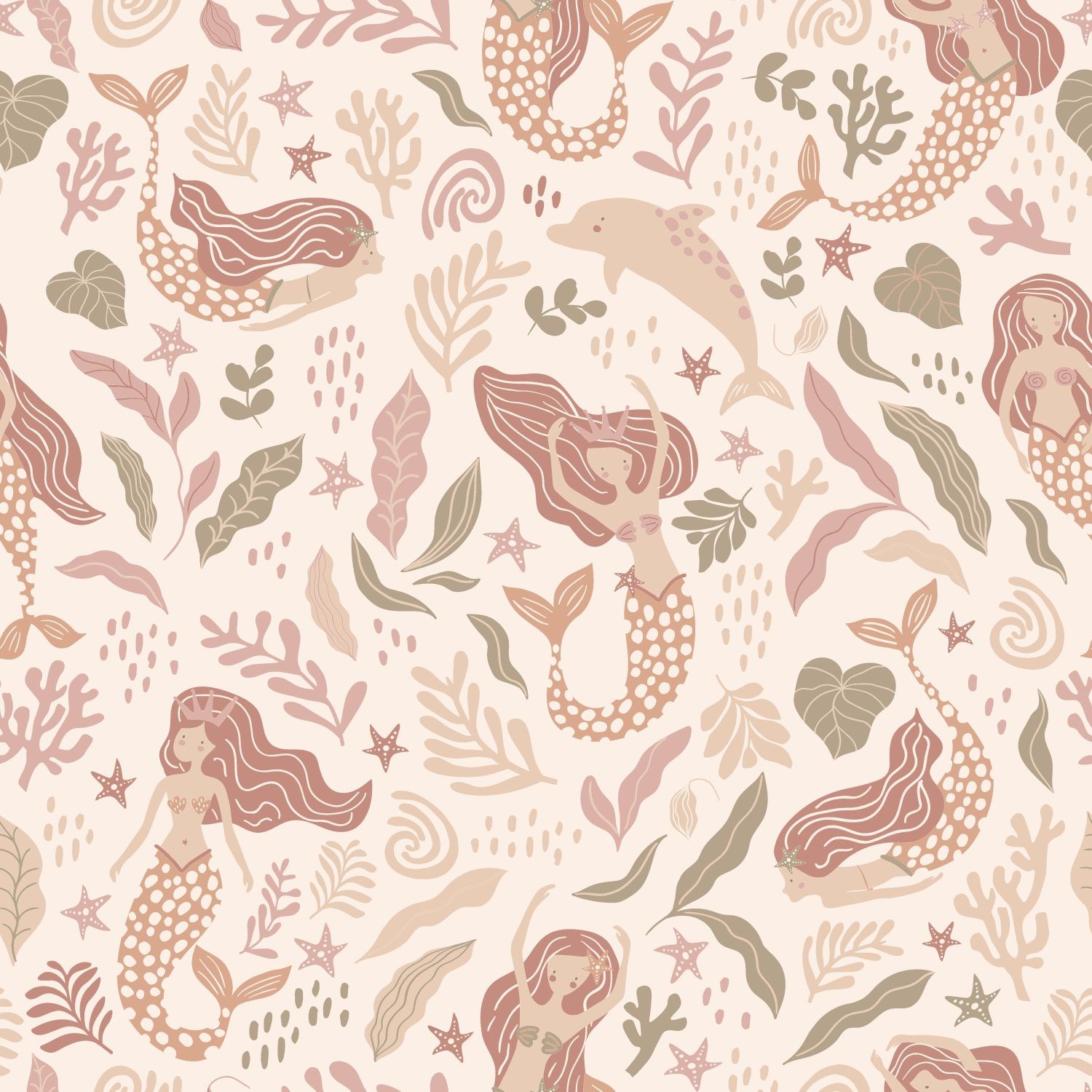 Tapet Sjöjungfru 131497