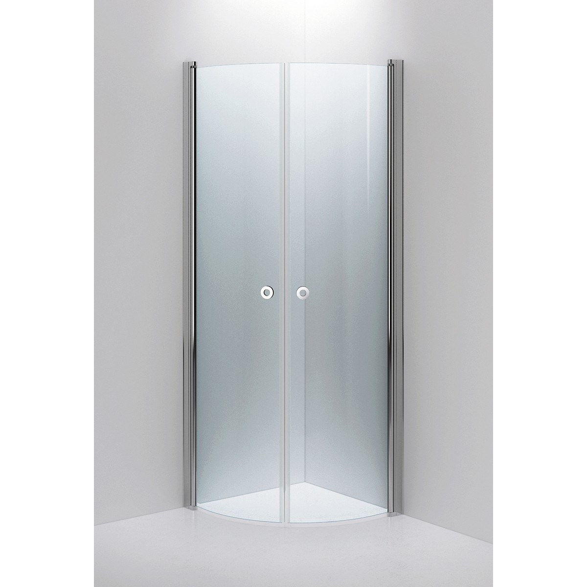 Duschhörna Linc Niagara Polished, 70x70x200cm, Clear