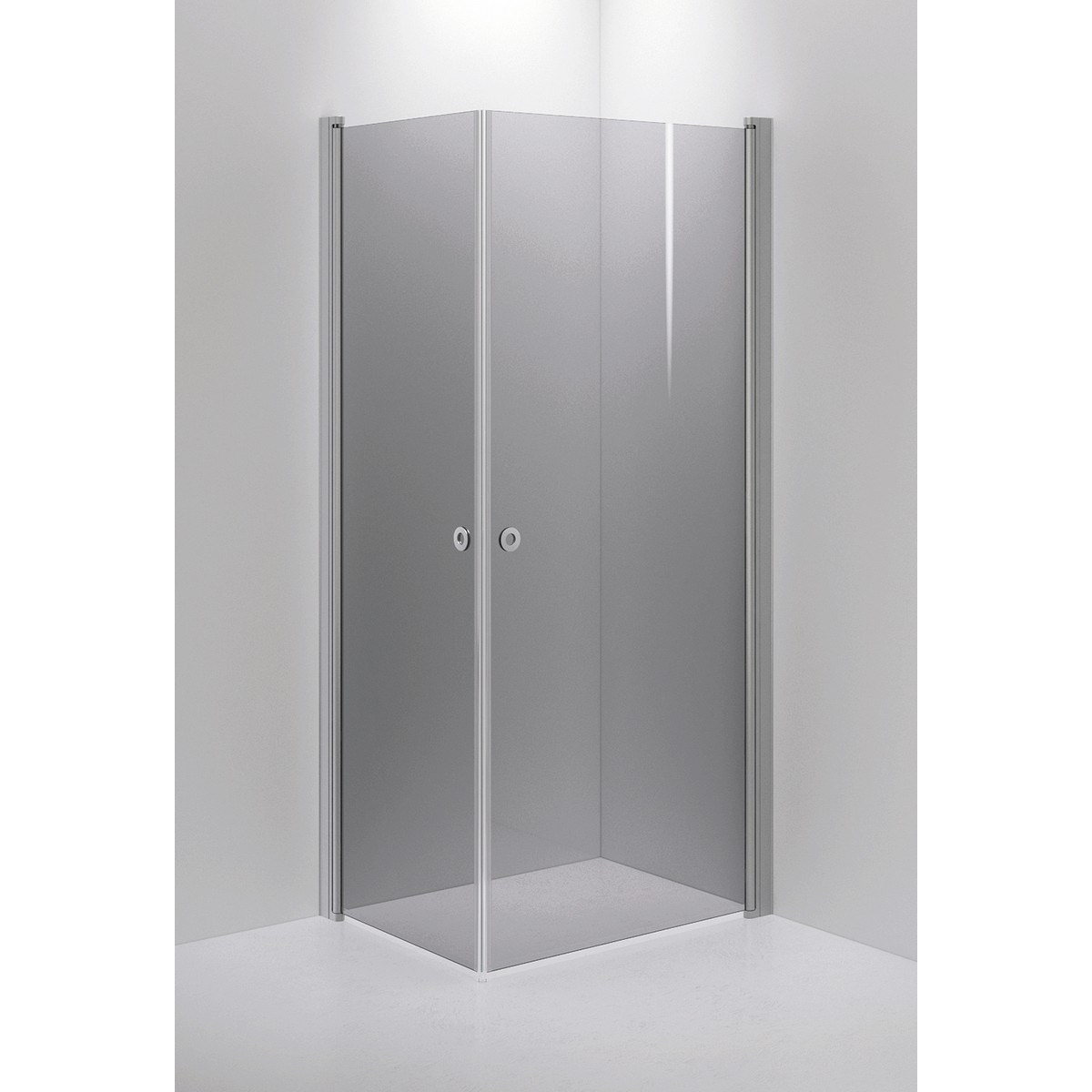 Duschhörna Linc Angel Brushed, 70x90x200cm, Smoke