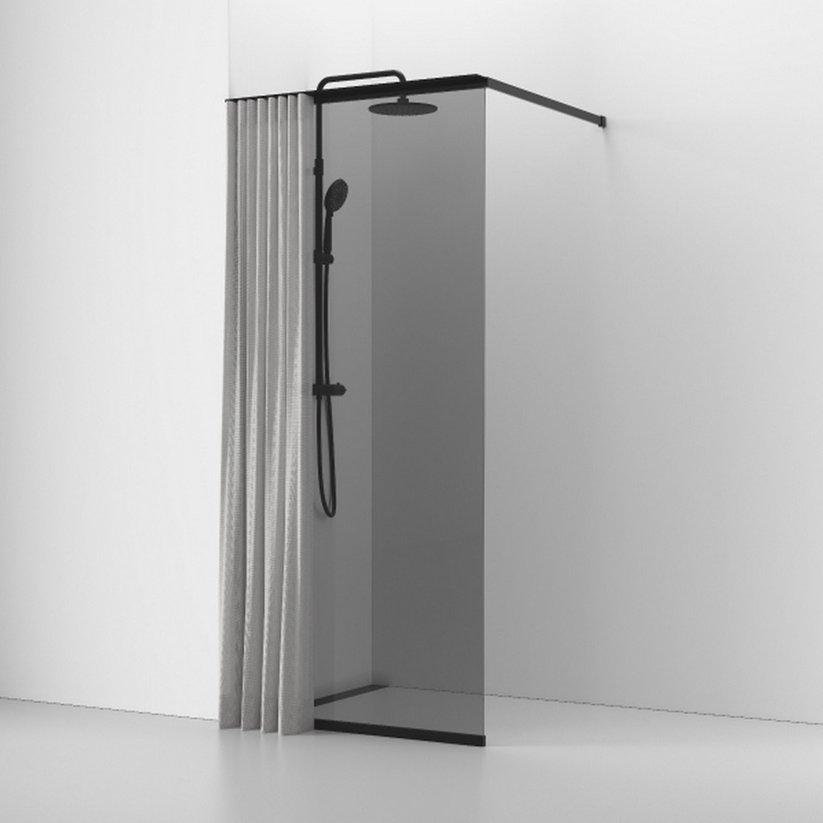 Gardinskena Langfoss 80cm, Svart