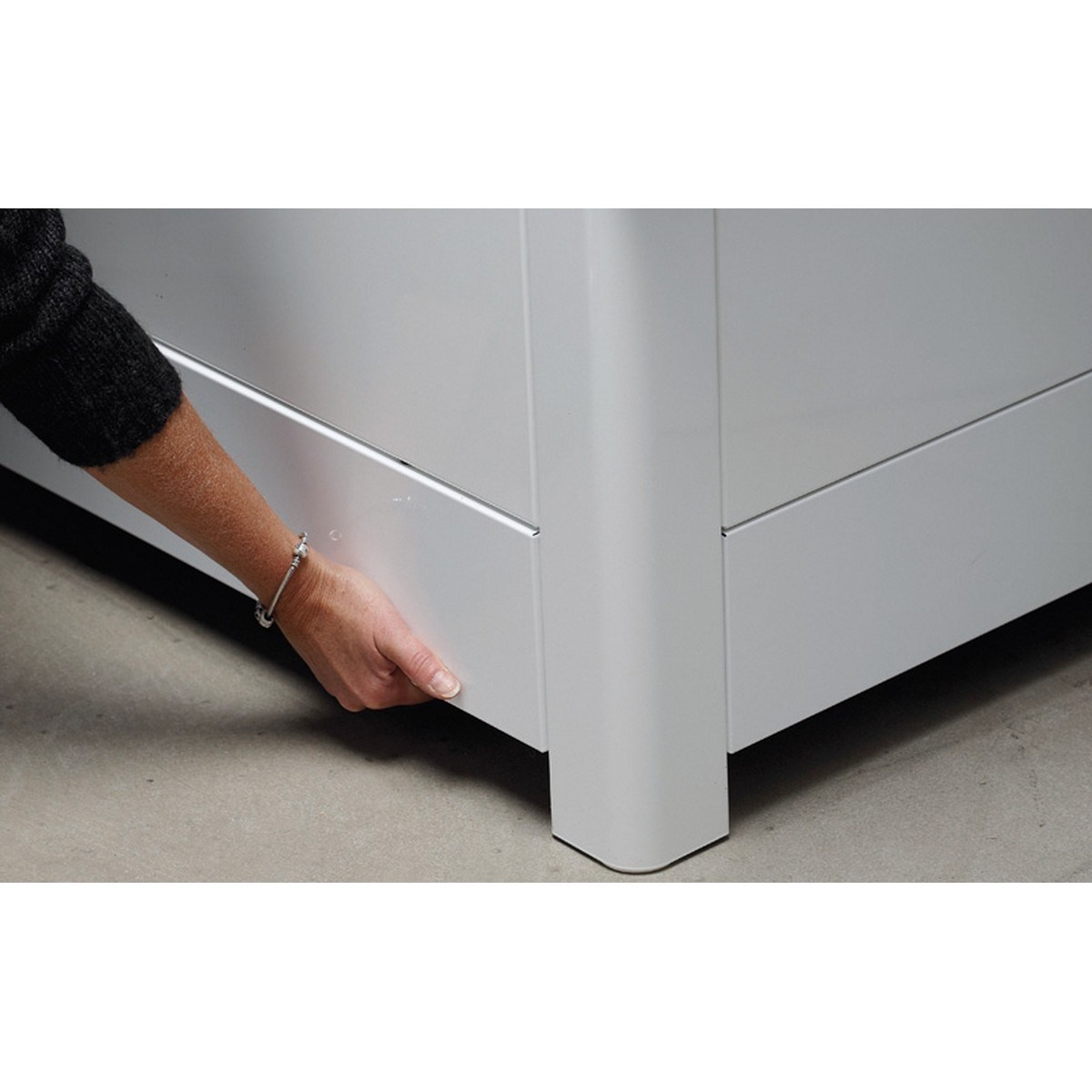 Tilläggsfront 140cm, Vit