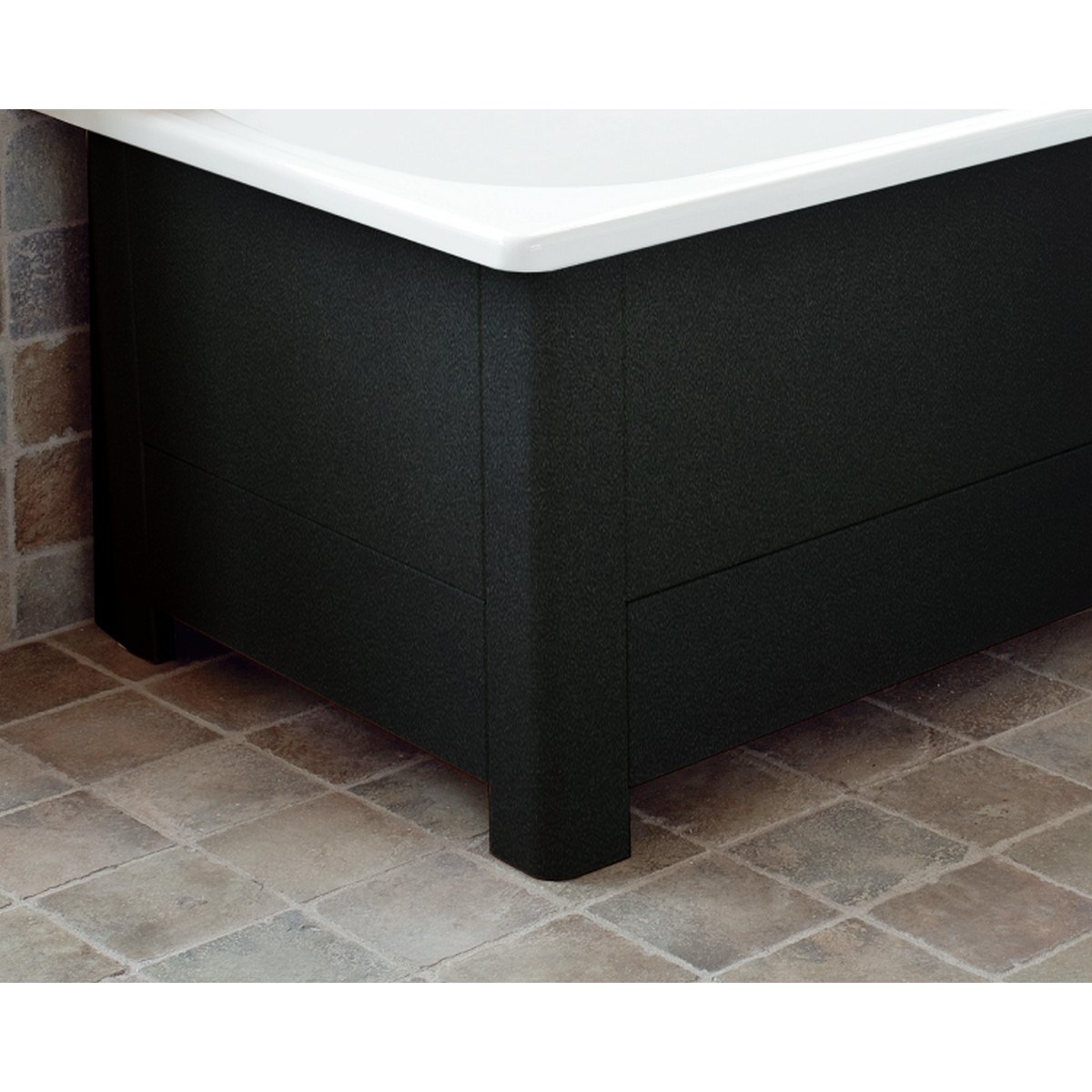 Tilläggsfront 140cm, Svart