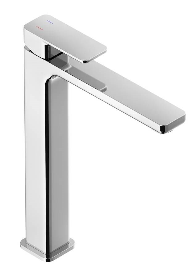 Tvättställsblandare Smooth Hög Krom