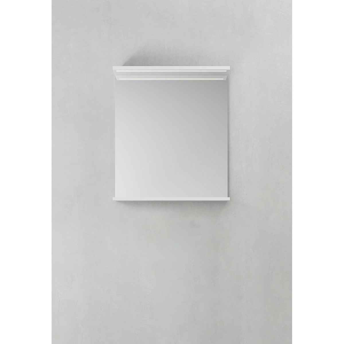 Planspegel Store Ledprofil 60x70cm, Vit