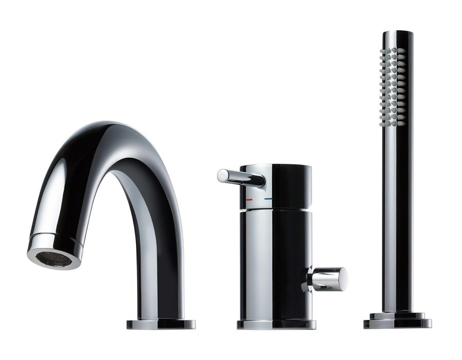 Sargmonterad Badkarsblandare Bi047 Krom