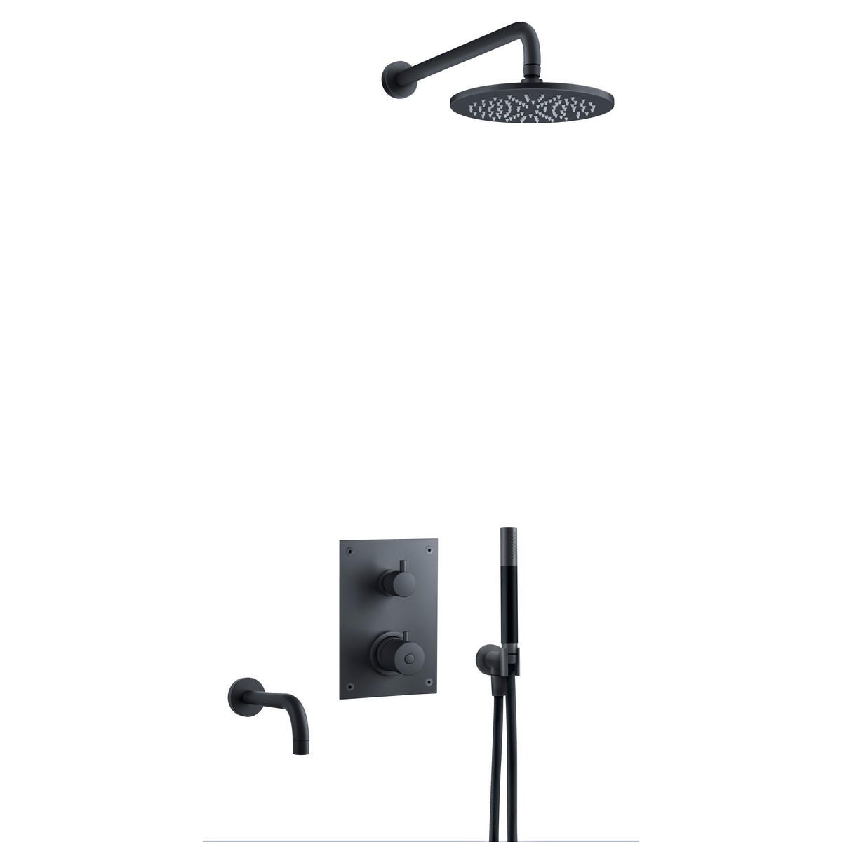 Takdusch För Inbyggnad Box7368 Ed2 Mattsvart