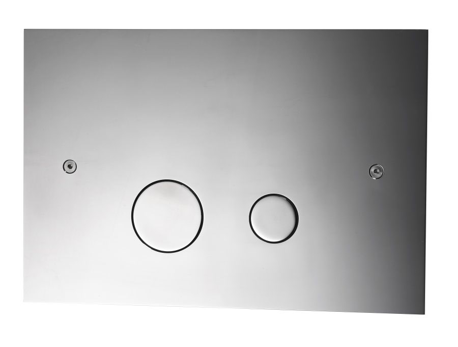 Spolknapp Duo112 Krom