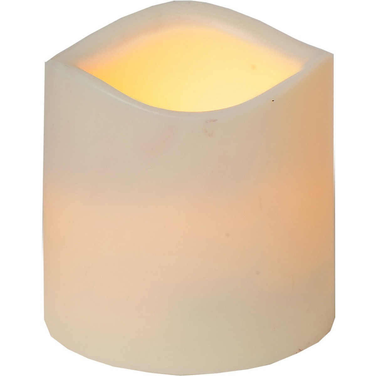 Led Blockljus Paul Beige, 75mm