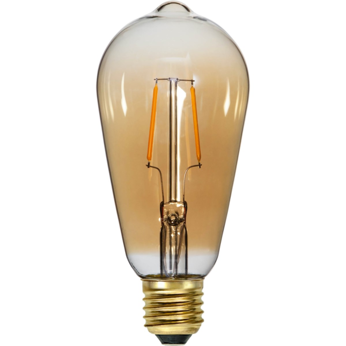 Led Lampa St64 Plain Amber E27