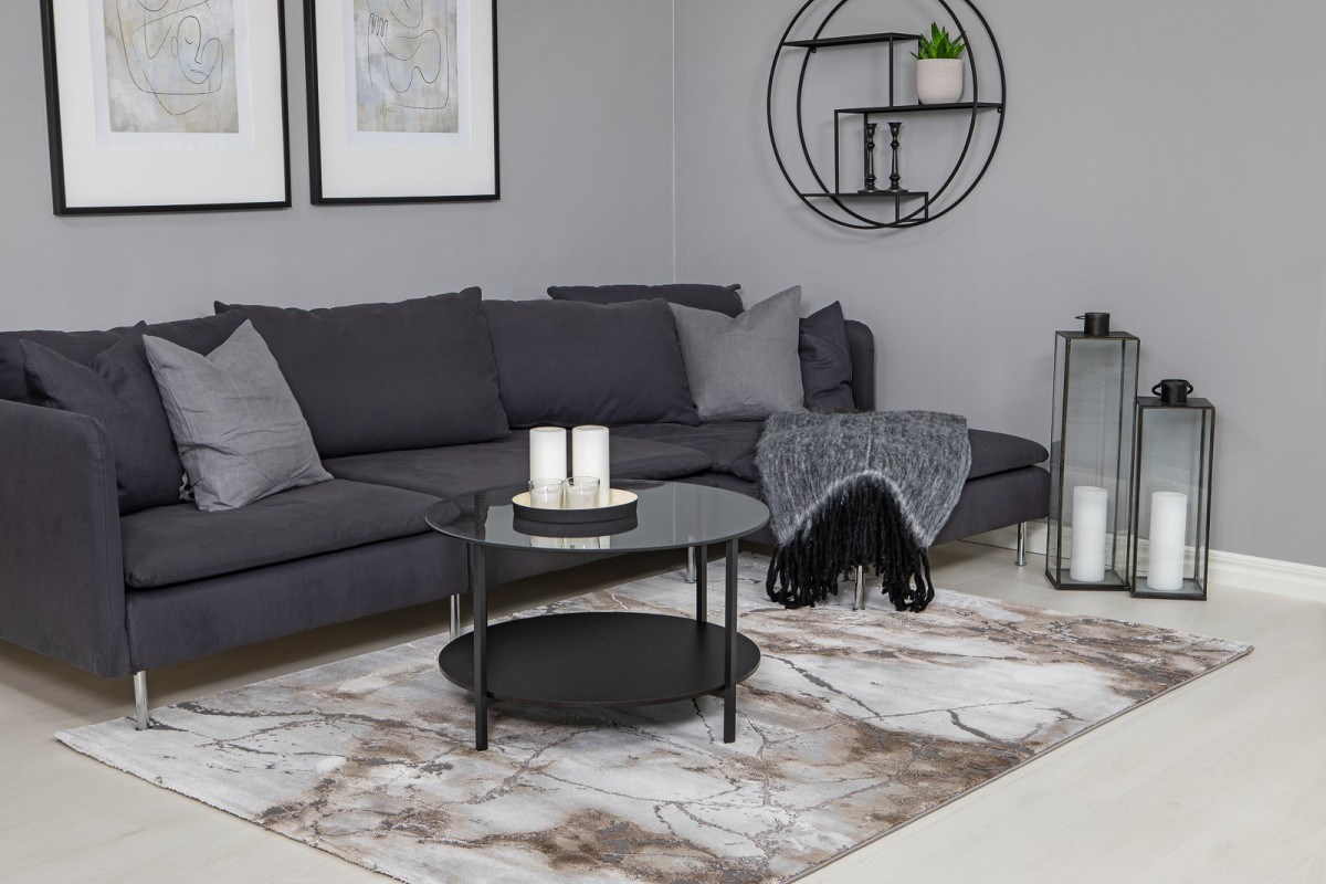 Wiltonmatta Craft Concrete Ljusbeige, 160x230cm