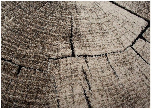 Wiltonmatta Ibiza Tree Rund Grå, 160cm