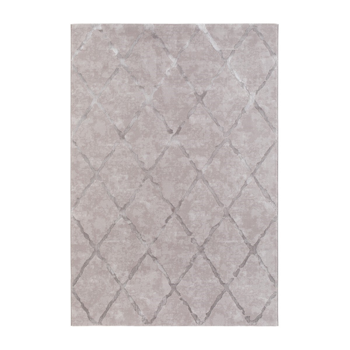 Wiltonmatta Karat Romb Grå, 160x230cm