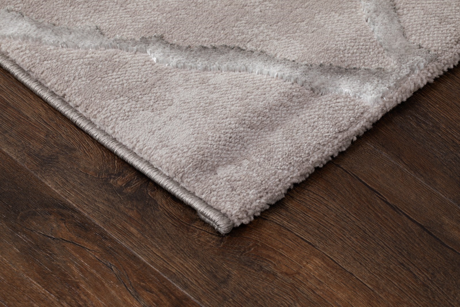 Wiltonmatta Karat Romb Grå, 160x230cm