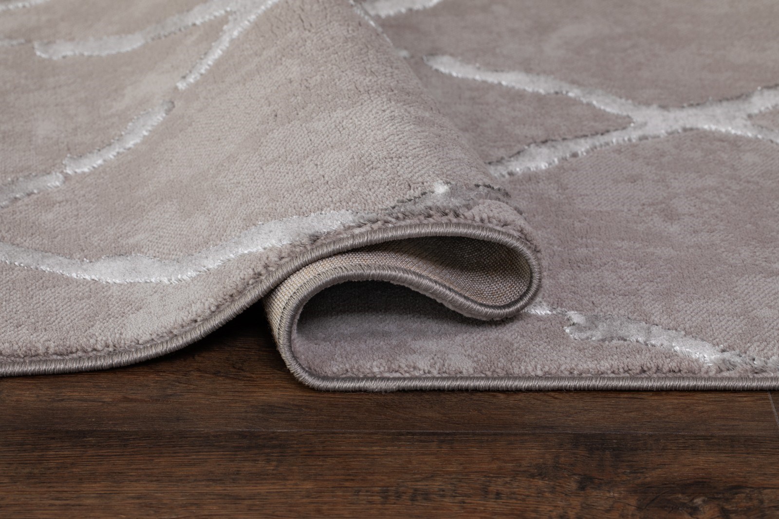 Wiltonmatta Karat Romb Grå, 160x230cm