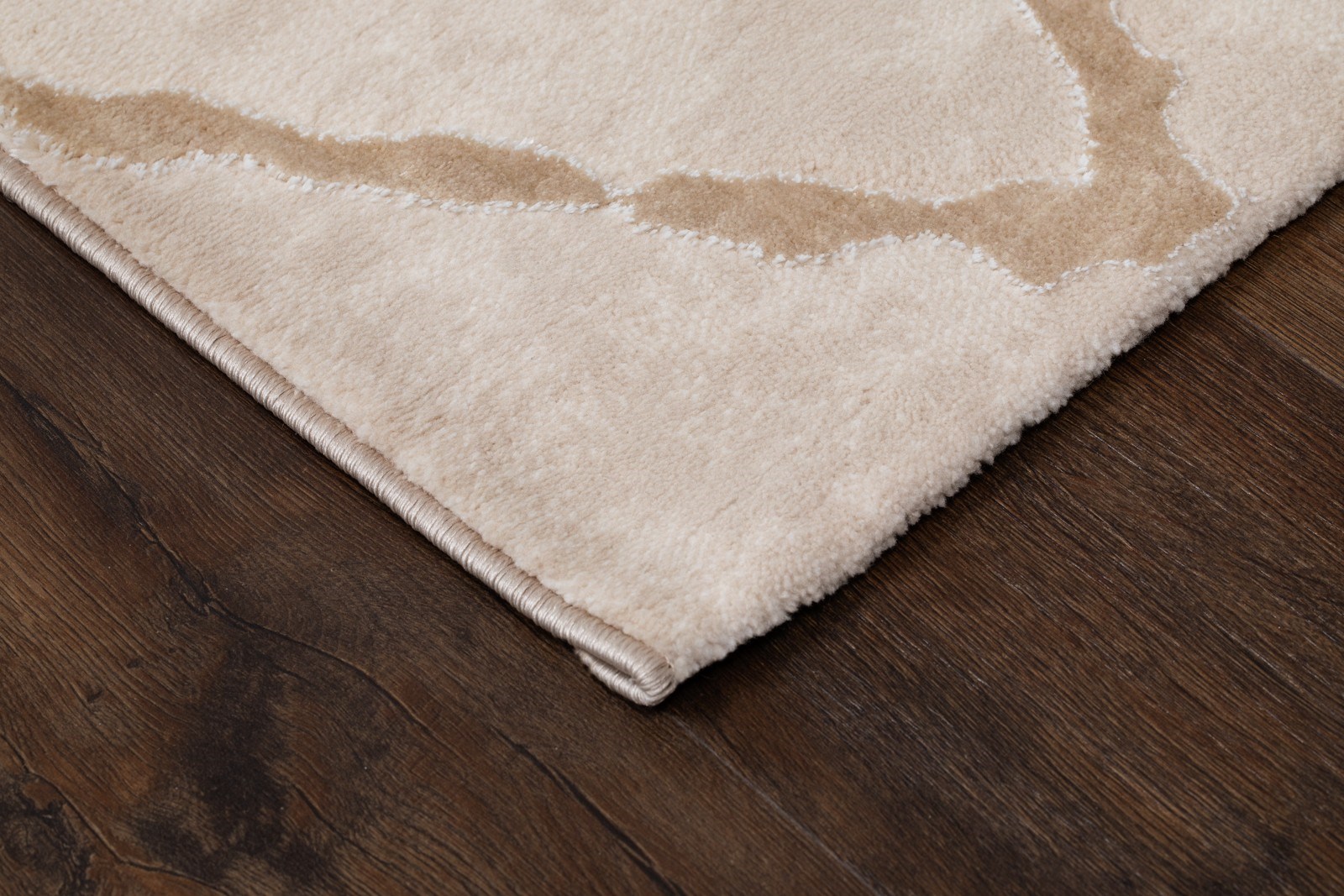 Wiltonmatta Karat Romb Ljusbeige, 160x230cm