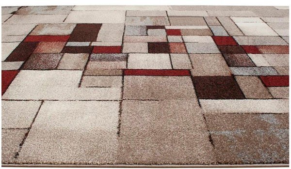 Wiltonmatta London Abstrakt Beige, 133x190cm