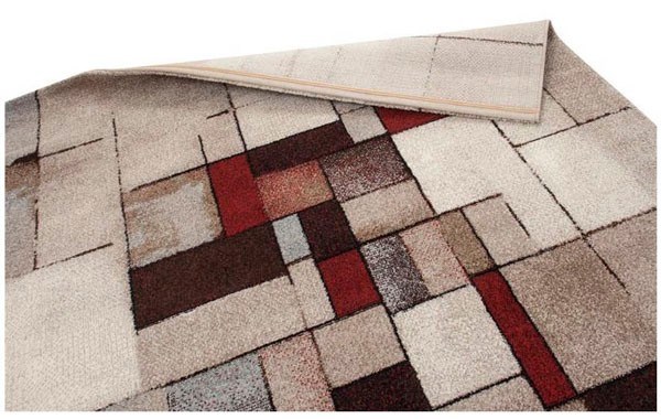 Wiltonmatta London Abstrakt Beige, 133x190cm