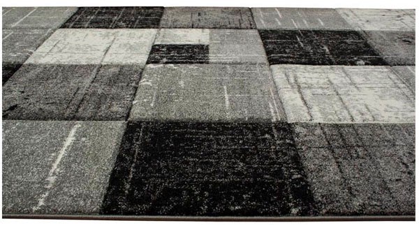 Wiltonmatta London Square Svart, 133x190cm