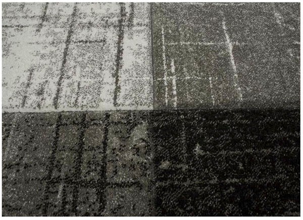 Wiltonmatta London Square Svart, 133x190cm