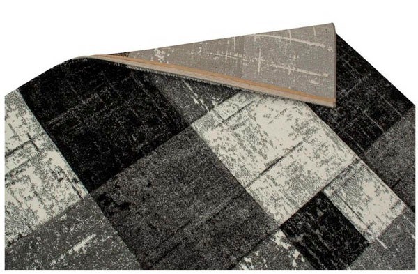 Wiltonmatta London Square Svart, 133x190cm