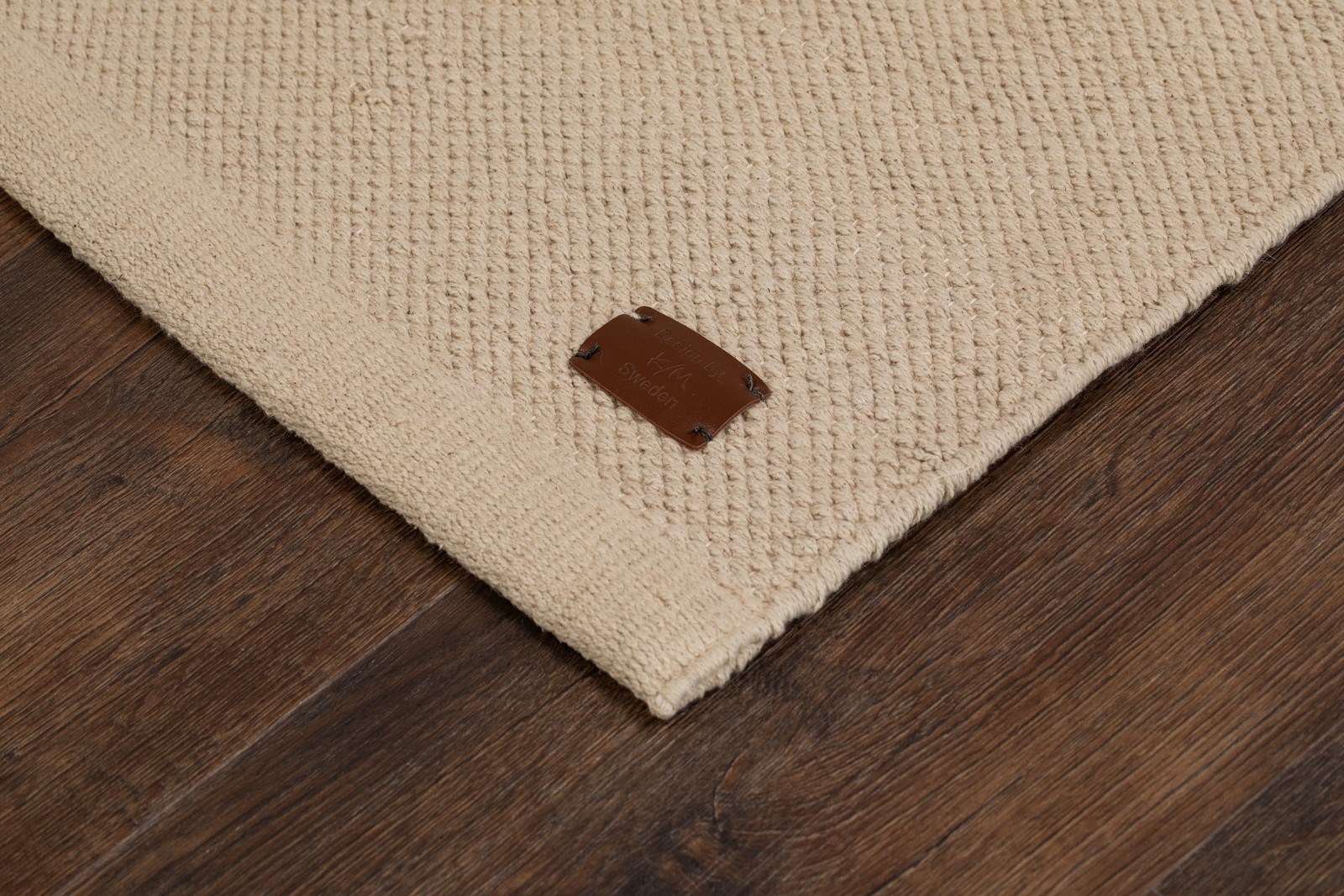 Bomullsmatta Hemse Beige, 160x230cm