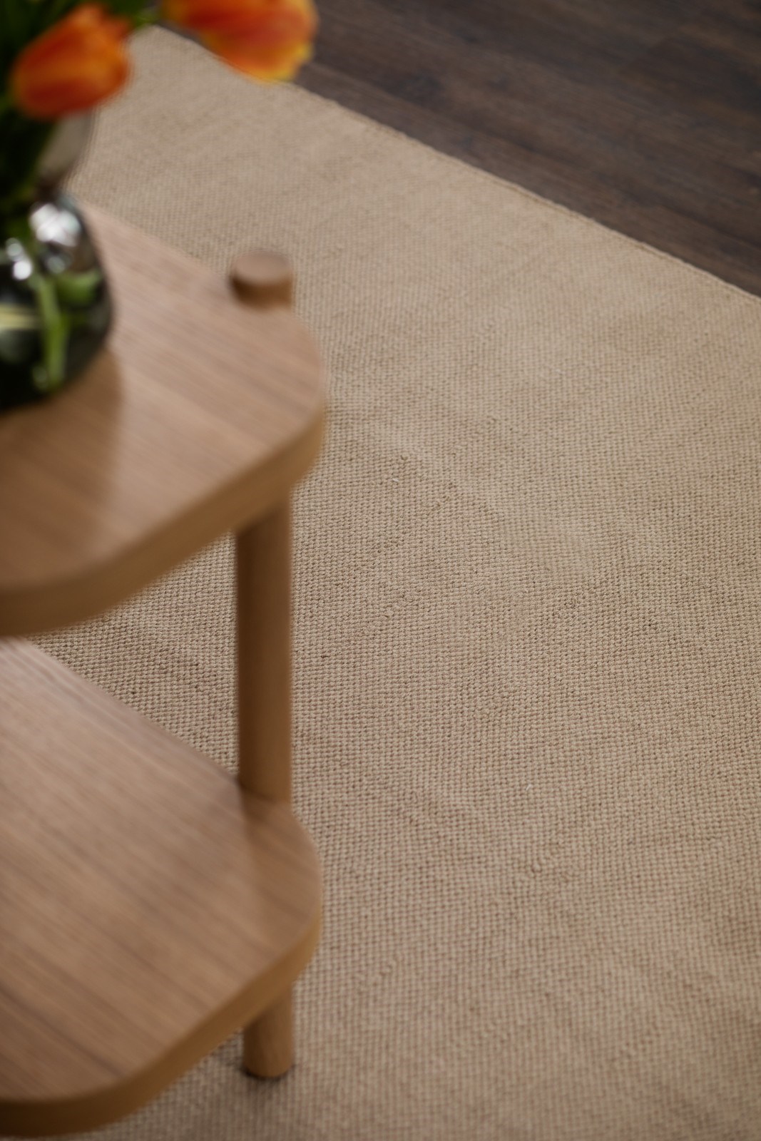 Bomullsmatta Hemse Beige, 160x230cm