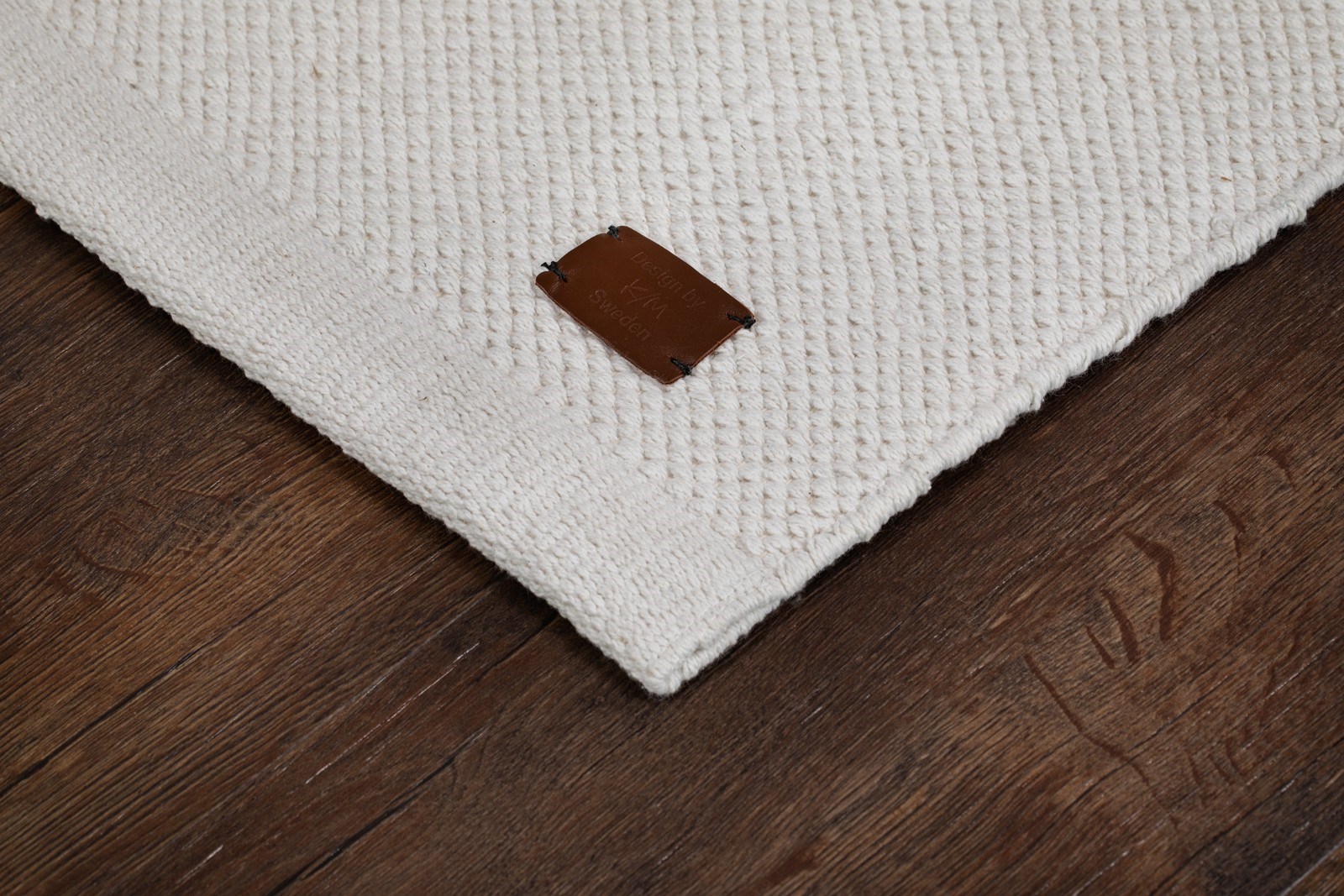 Bomullsmatta Hemse Vit, 160x230cm