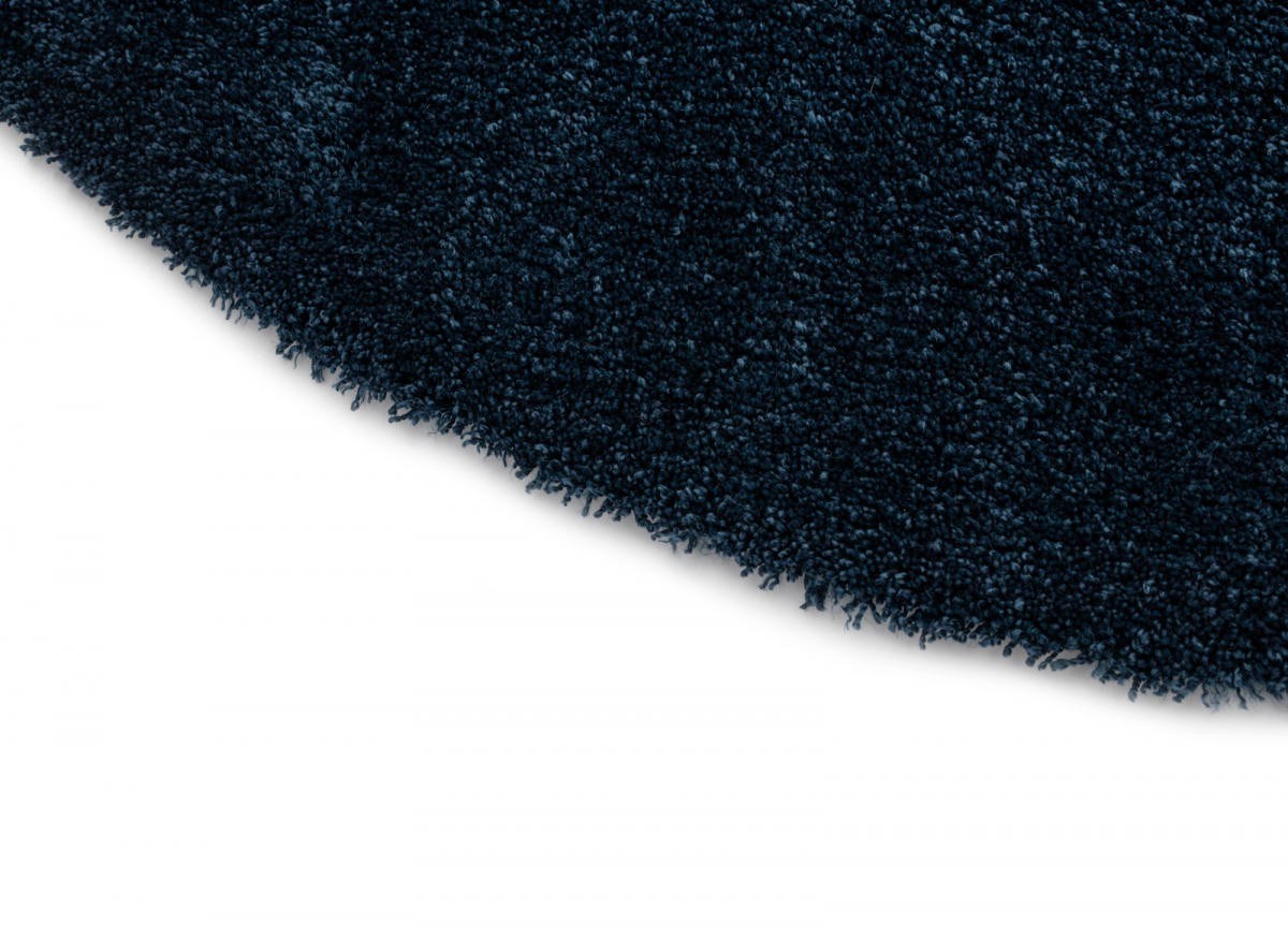 Ryamatta Feel Rund Blå, 160cm