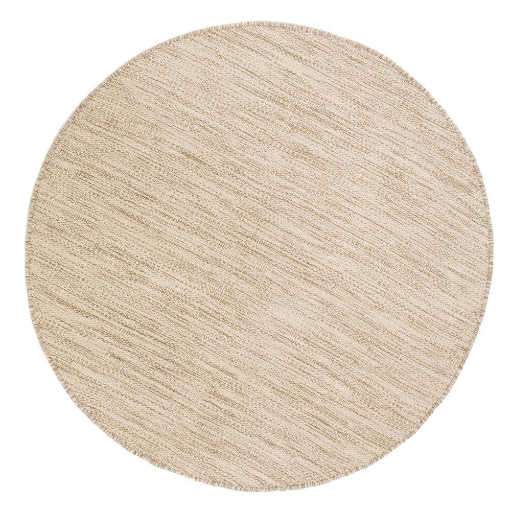 Ullmatta Birka Rund Natur, 120cm