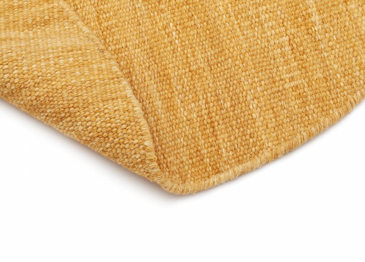 Ullmatta Birka Rund Ockragul, 120cm