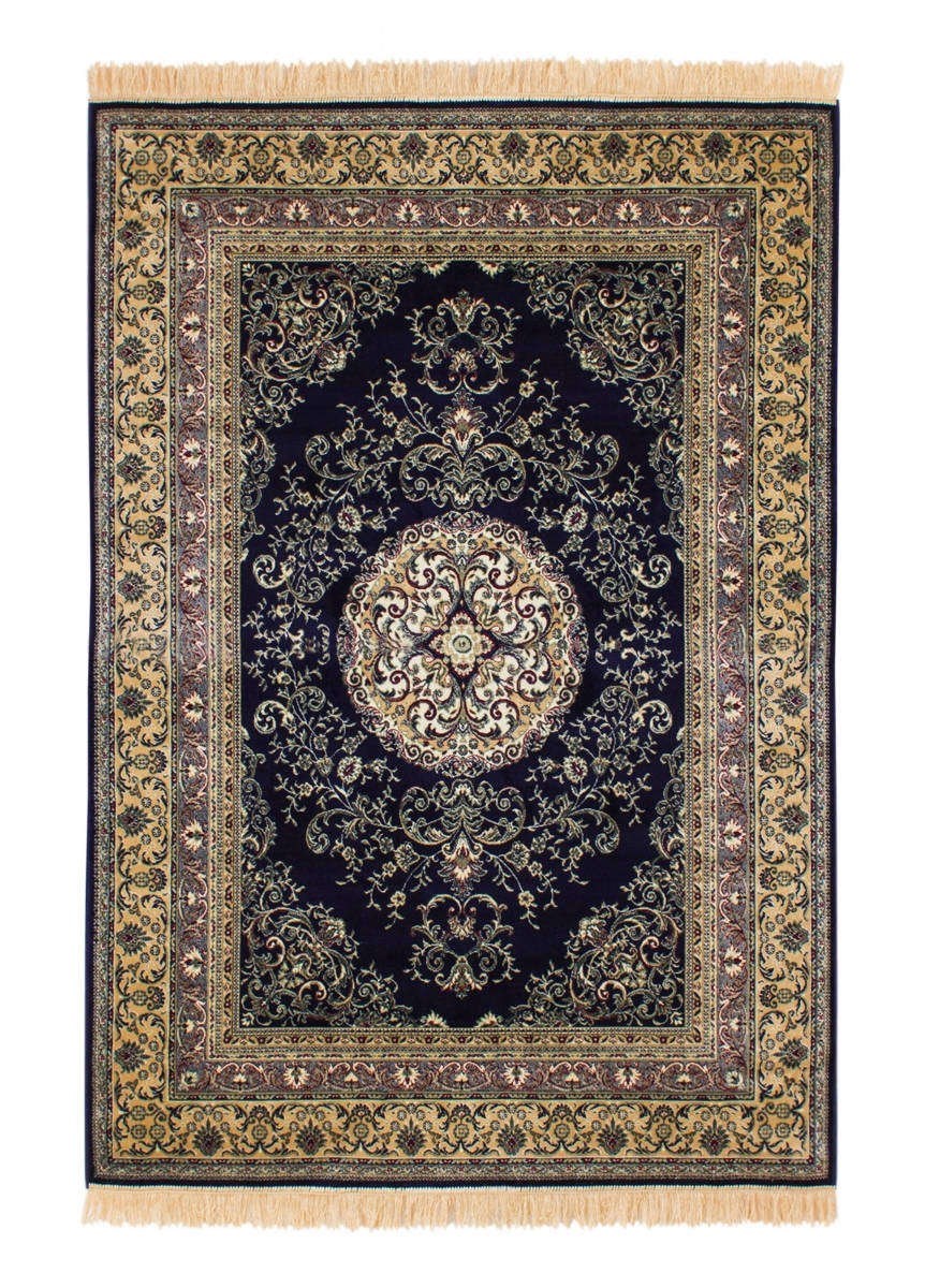 Viskosmatta Casablanca Medallion Blå, 160x230cm