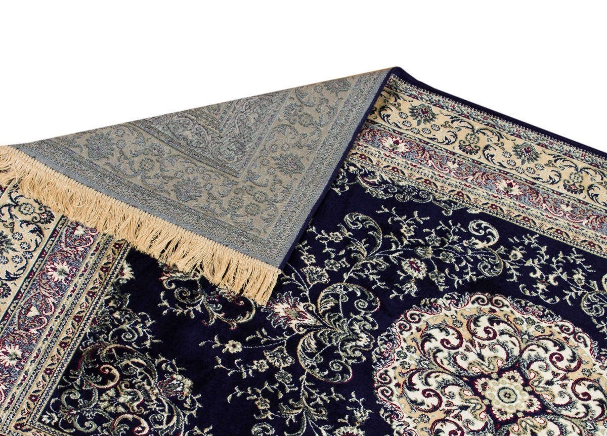 Viskosmatta Casablanca Medallion Blå, 160x230cm