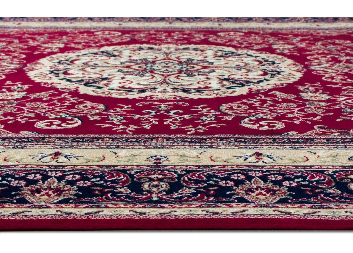 Viskosmatta Casablanca Medallion Röd, 130x190cm