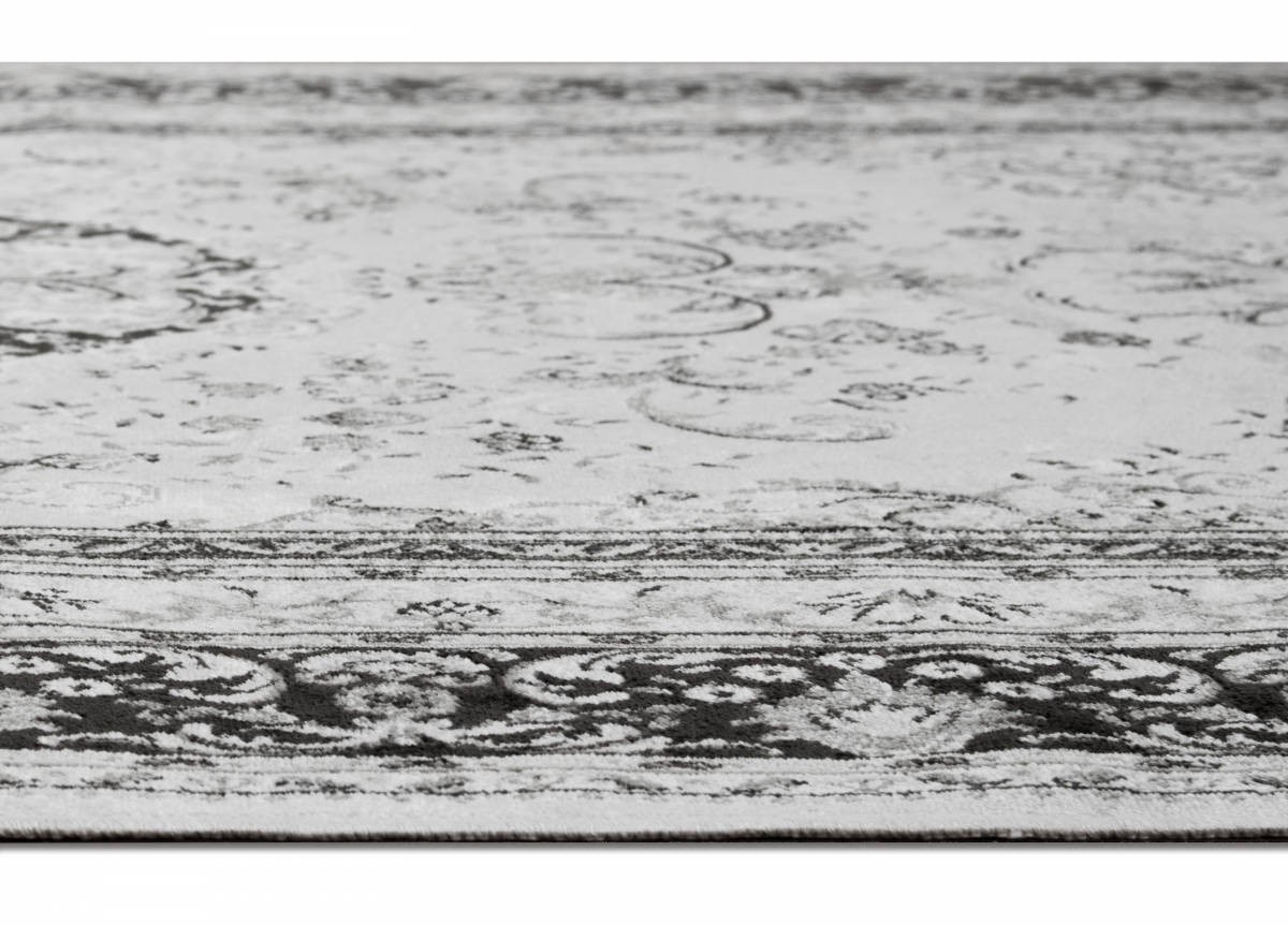 Viskosmatta Casablanca Medallion Silver, 80x150cm