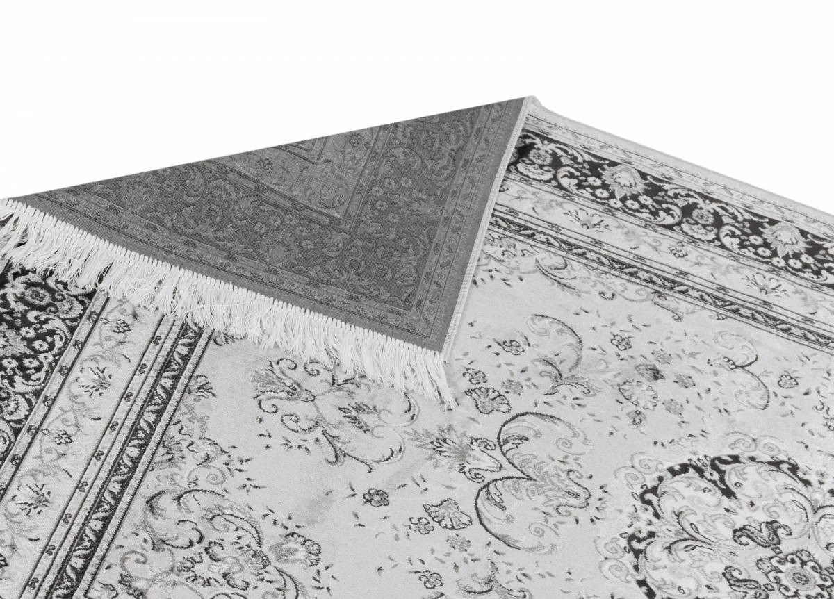 Viskosmatta Casablanca Medallion Silver, 80x150cm