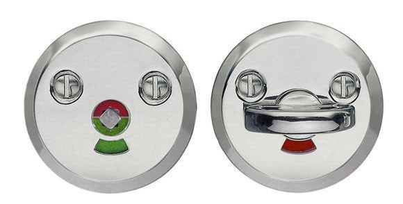 Toalettlås Basic Nickel