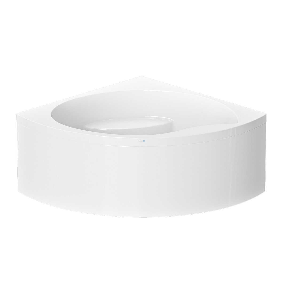 Hörnbadkar Glimminge Norduritakryl, 130cm, Enkel