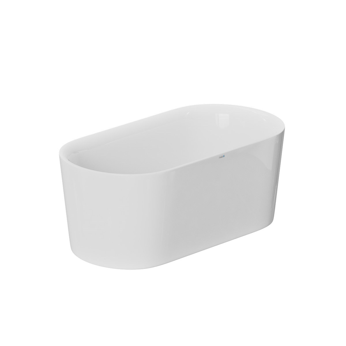 Fristående Badkar Hovås Lucite, 155cm, Dubbel