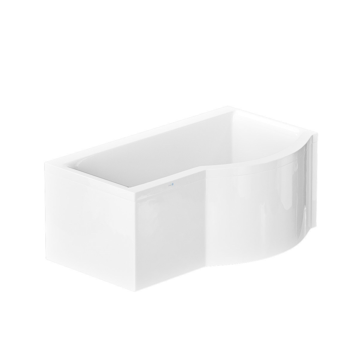 Duschbadkar Solvik Norduritakryl, 150cm, Höger